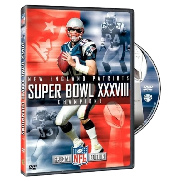 4 for $16 | NFL New England Patriots Super Bowl XXXVIII Champions DVD - Picture 1 of 5